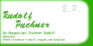 rudolf puchner business card